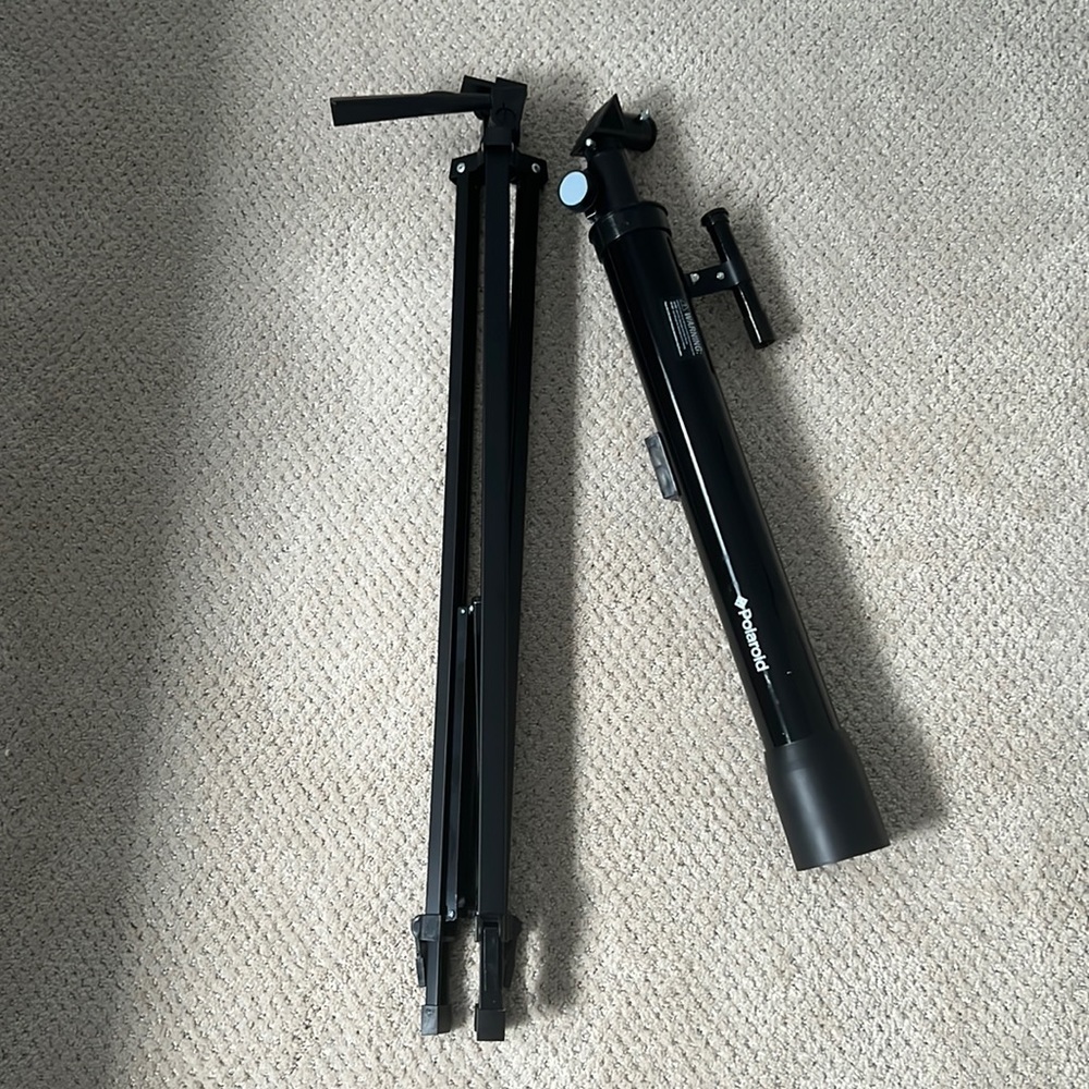 Polaroid telescope and stand